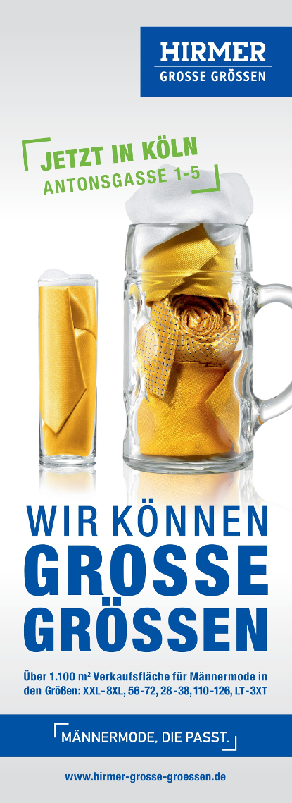 Spezialität Übergrößen