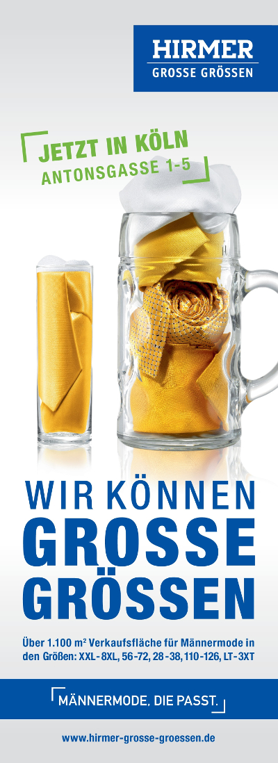 Spezialität Übergrößen